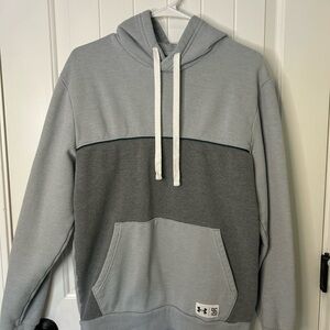 Under Armour Men's Gray and Dark Gray Hoodie
